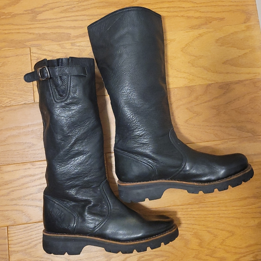 Women’s Blackstone Goodyear Welt Black Leather Boots AW-15, Size 39 - Picture 2 of 6